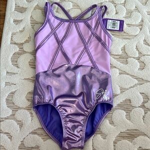 Sylvia P Glimmer Leotard Child 10 NWT